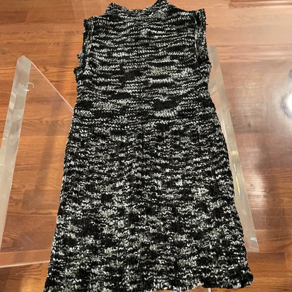 Anna Sui sweater Xs sleeveless black gray NWT - Picture 3 of 3